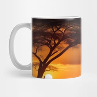 African Savannah Sunset Mug